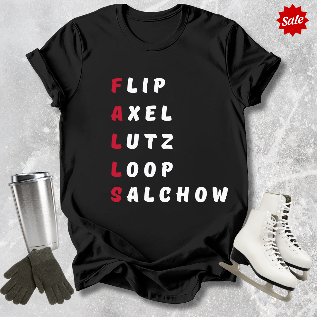 Skating FALLS Adult T‑Shirt