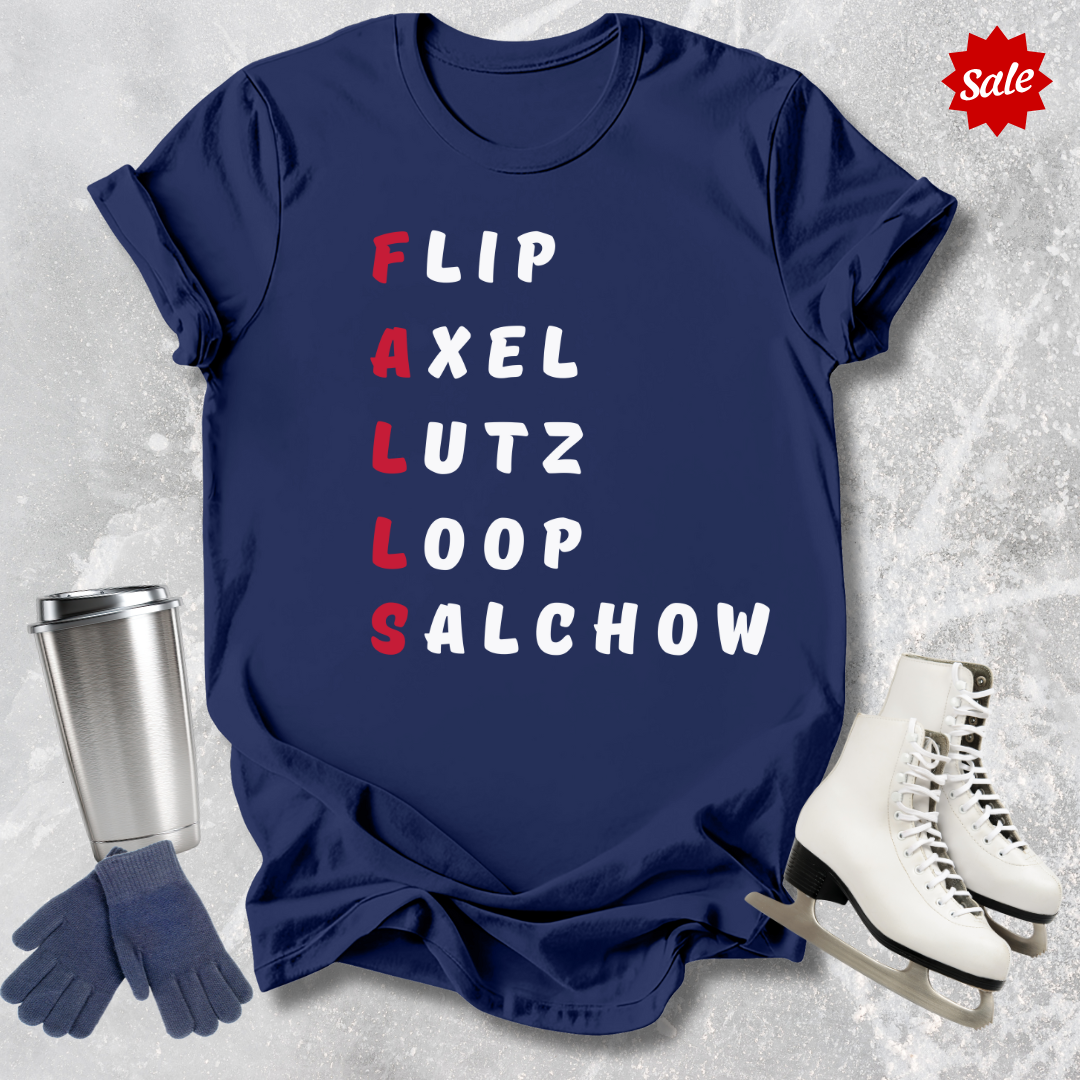 Skating FALLS Adult T‑Shirt