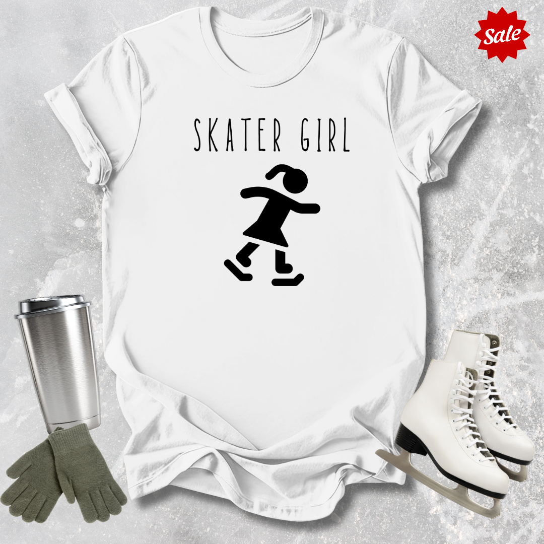 Skater Girl Adult T‑Shirt