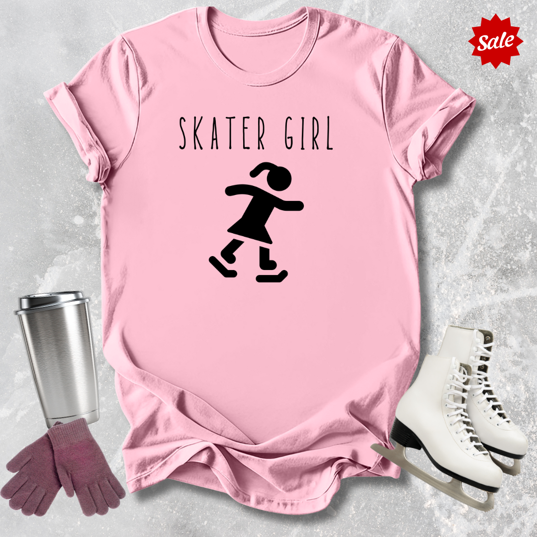 Skater Girl Adult T‑Shirt