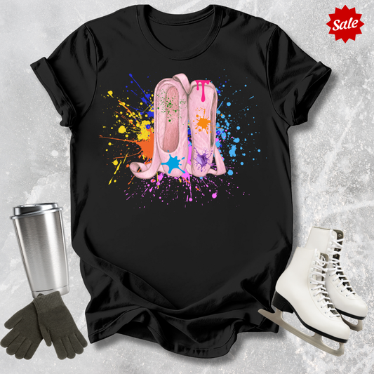 Paint Splatter Skates Kids T-Shirt