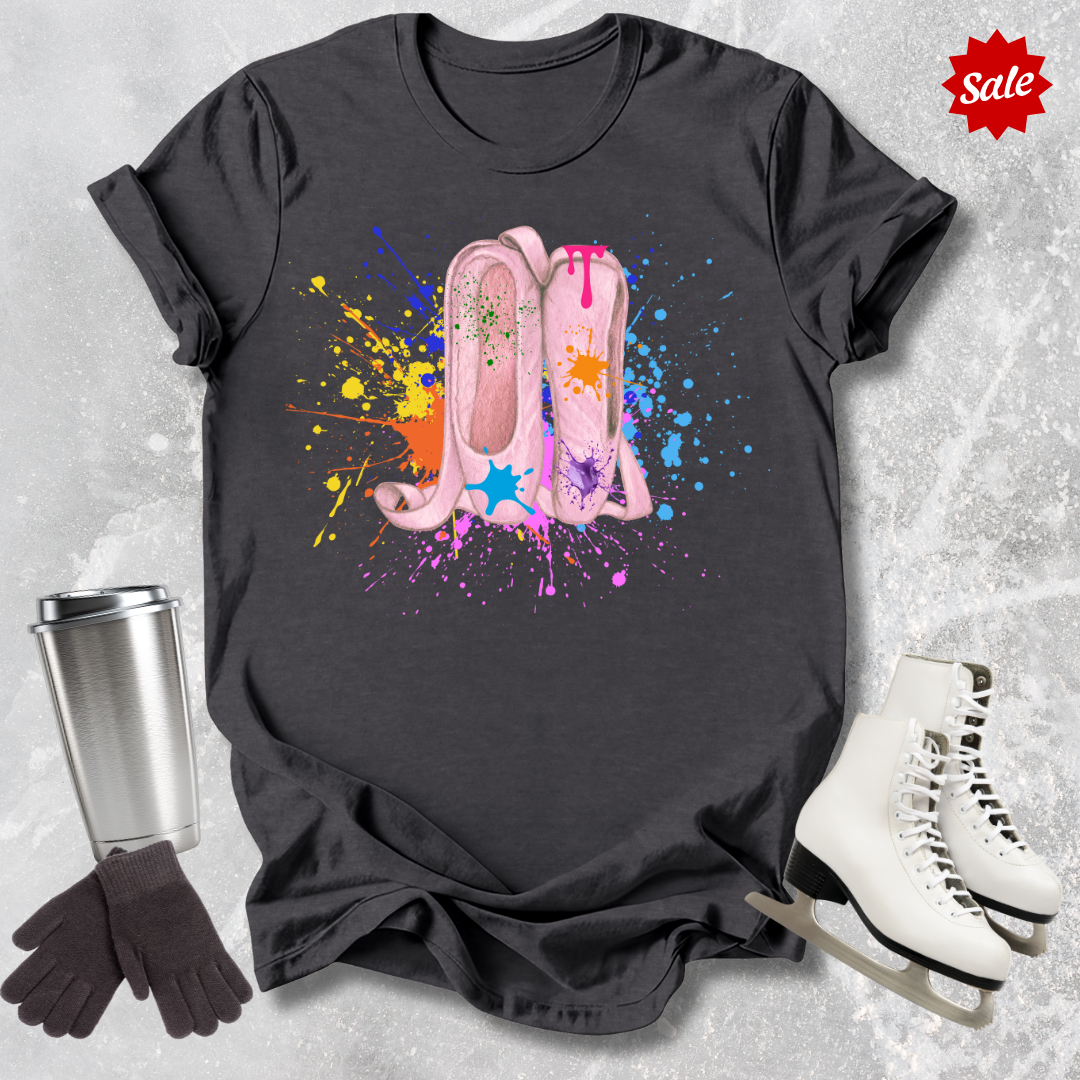 Paint Splatter Skates Kids T-Shirt