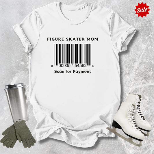 Skater Mom Barcode Adult T-Shirt
