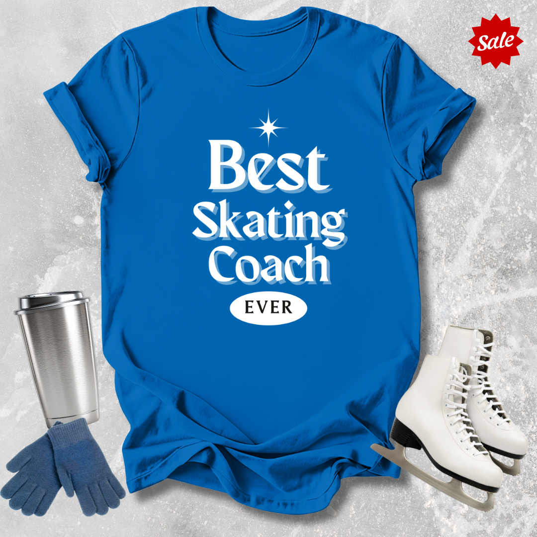 Best Skating Coach Ever Adult T-Shirt