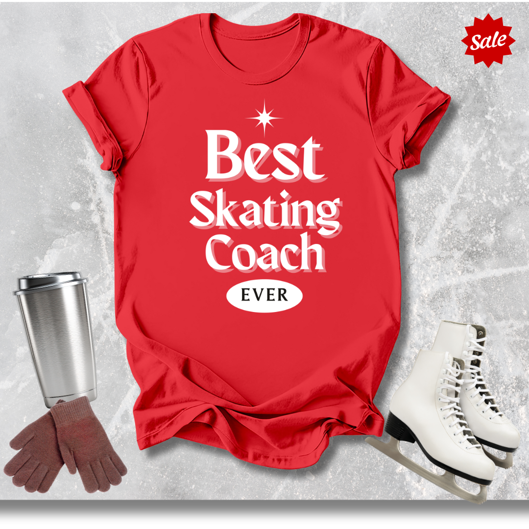 Best Skating Coach Ever Adult T-Shirt