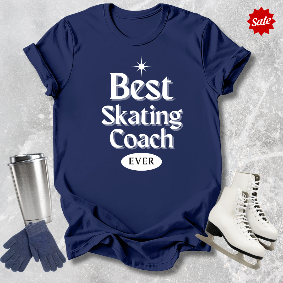 Best Skating Coach Ever Adult T-Shirt